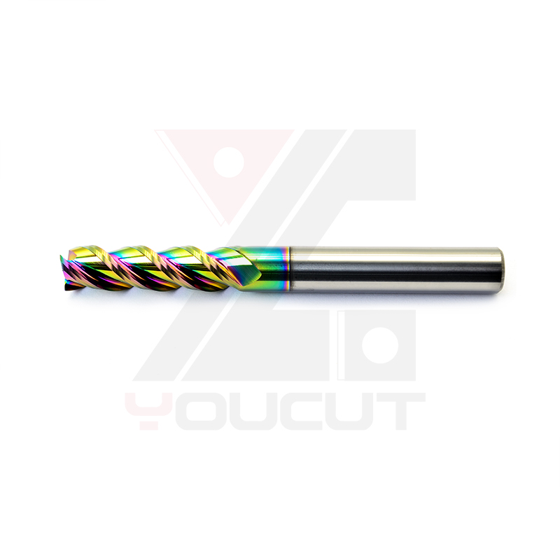 Carbide End Mill - AE-14-100-3F, Mata Bor Ujung Karbida Berlapis