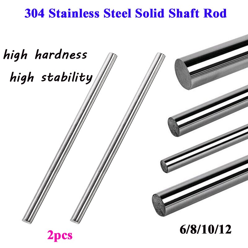 Linear Rod 8Mm - 2 buah Batang Bulat Baja Tahan