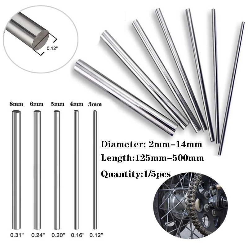 Linear Rod 8Mm - 1 ~ 5 Buah Batang Baja