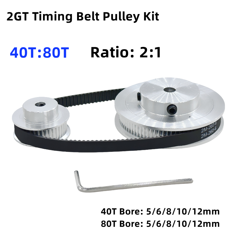 2GT 2M 80 Gigi 40T GT2 40 Gigi - Gt2 Belt ulasan dan harga