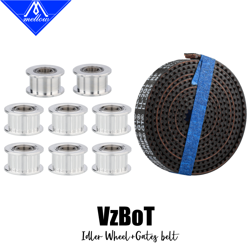 Mellow 1Set Aluminium GT2 Idle - Gt2 Belt ulasan dan harga